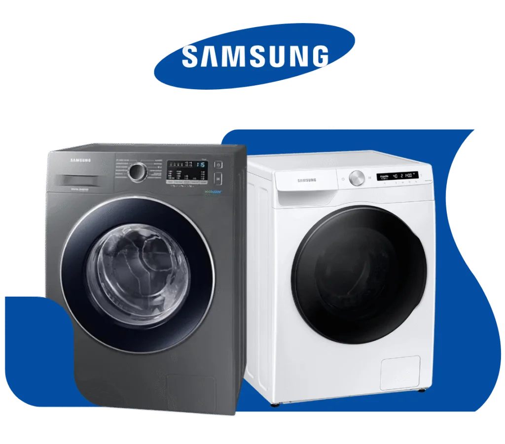 Máquinas lava e seca Samsung atendidas pela Systec